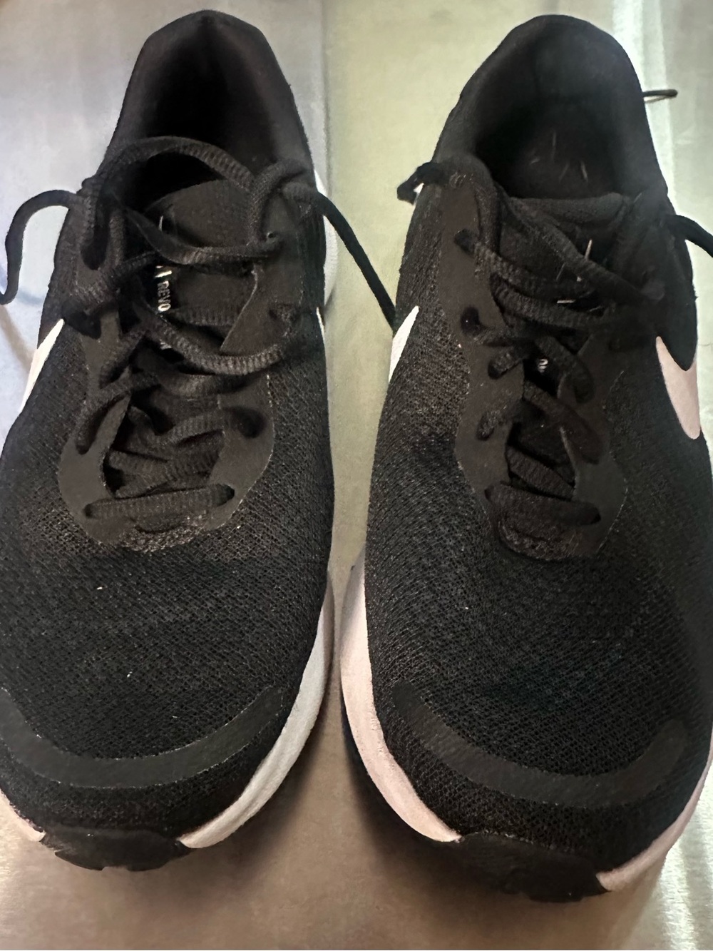 Nike Women's Black and White Running Sneakers